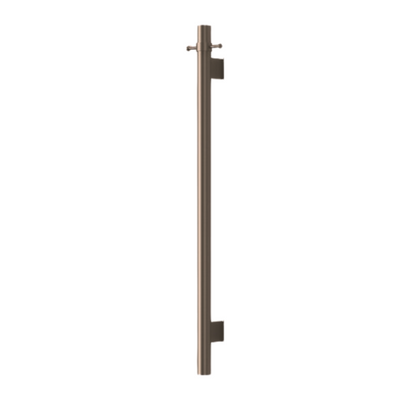 Modern National Mirage Vertical Heated Towel Rail Antique Brass