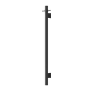 Modern National Mirage Vertical Heated Towel Rail Matte Black