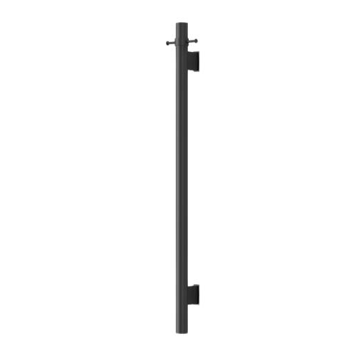 Modern National Mirage Vertical Heated Towel Rail Matte Black