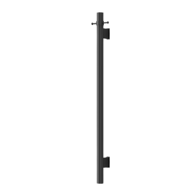 Modern National Mirage Vertical Heated Towel Rail Matte Black