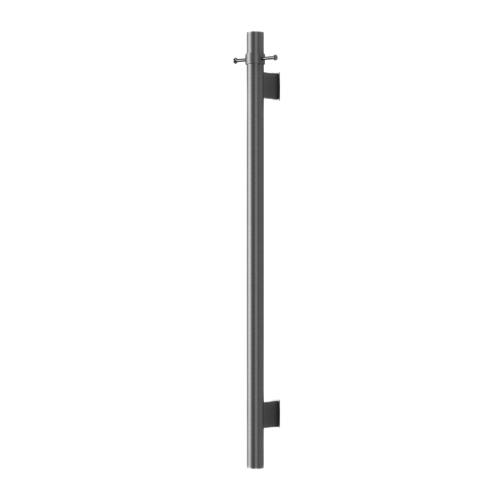 Modern National Mirage Vertical Heated Towel Rail Gun Metal