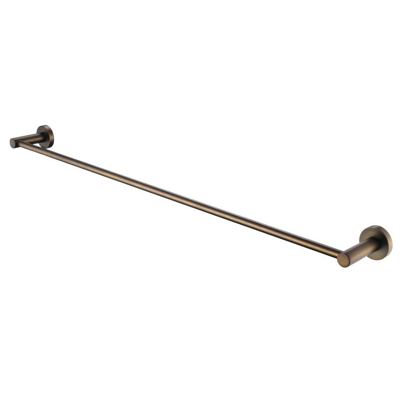 Modern National Single Towel Rail 600mm Antique Brass