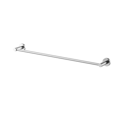 Modern National Single Towel Rail 600mm Brushed Chrome