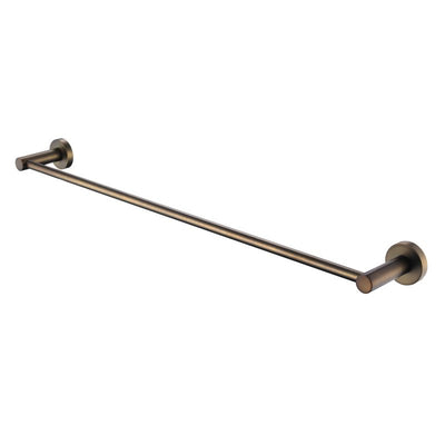 Modern National Single Towel Rail 750mm Antique Brass