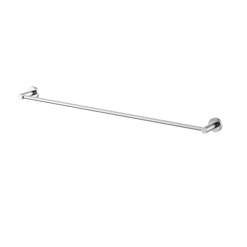 Modern National Single Towel Rail 750mm Brushed Chrome