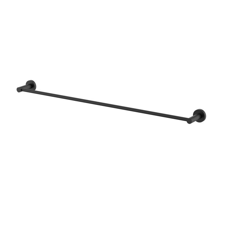 Modern National Single Towel Rail 750mm Matte Black