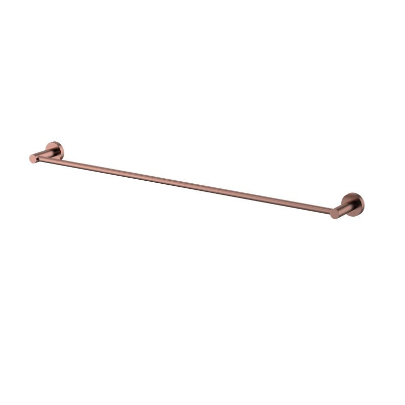 Modern National Single Towel Rail 750mm Champagne