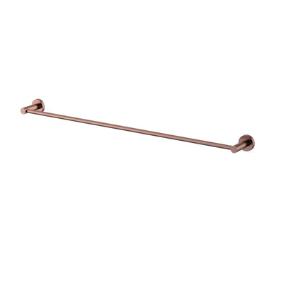 Modern National Single Towel Rail 750mm Champagne