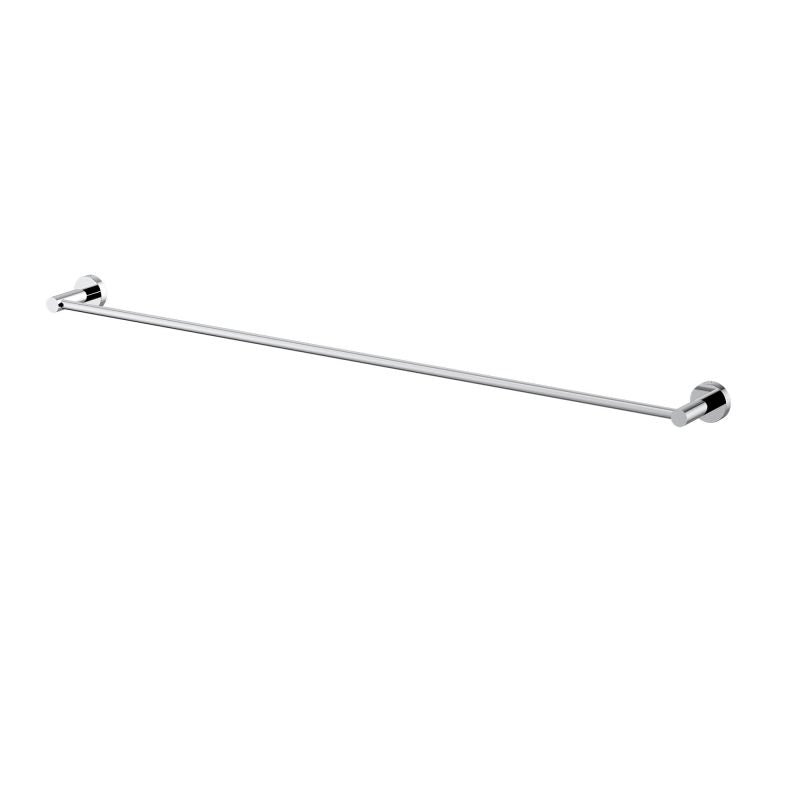 Modern National Mirage Single Towel Rail 900mm Chrome