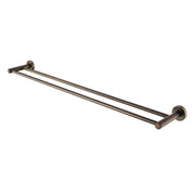 Modern National Mirage Double Towel Rail 600mm Antique Brass