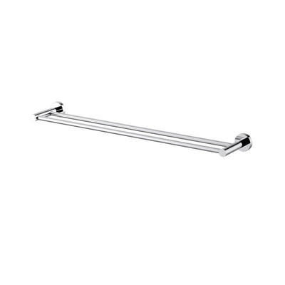 Modern National Mirage Double Towel Rail 600mm Chrome