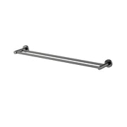 Modern National Mirage Double Towel Rail 600mm Gun Metal