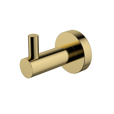 Modern National Mirage Robe Hook Polished Brass