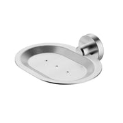 Modern National Soap Dish Brushed Chrome