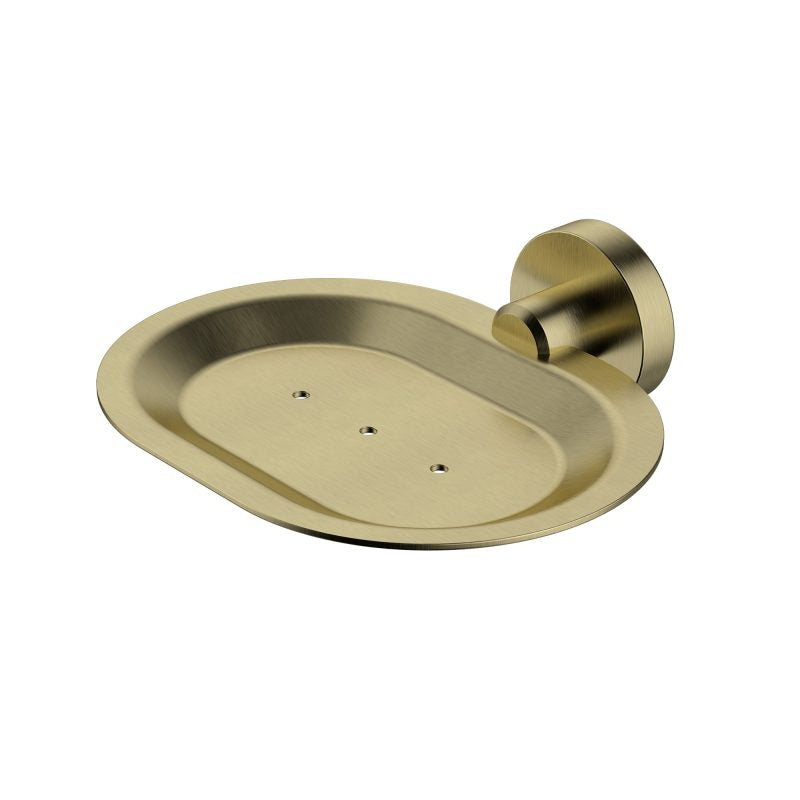 Modern National Soap Dish Brushed Bronze