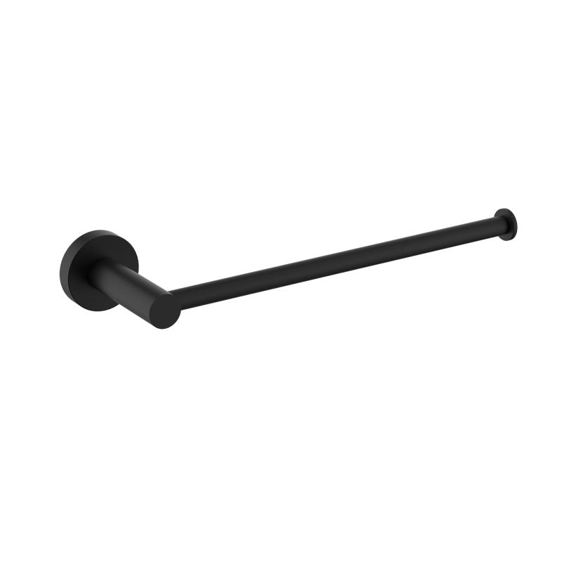 Modern National Mirage Towel Holder Matte Black
