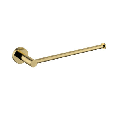 Modern National Mirage Towel Holder Polished Brass