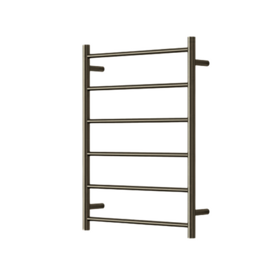 Modern National Mirage 6 Bar Heated Towel Rail Antique Brass