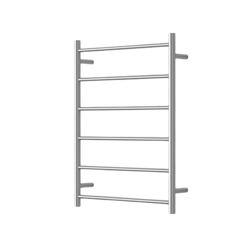 Modern National Mirage 6 Bar Heated Towel Rail Brushed Chrome