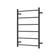 Modern National Mirage 6 Bar Heated Towel Rail Matte Black