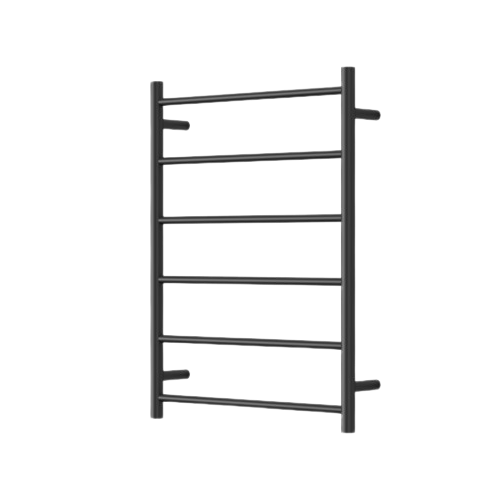 Modern National Mirage 6 Bar Heated Towel Rail Matte Black