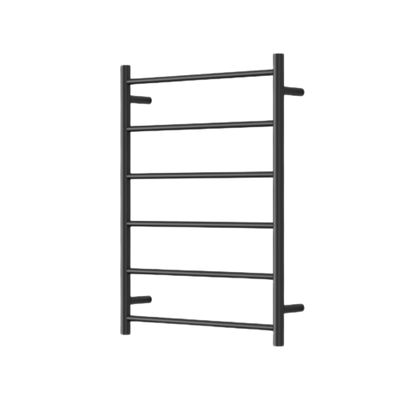 Modern National Mirage 6 Bar Heated Towel Rail Matte Black