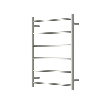 Modern National Mirage 6 Bar Heated Towel Rail Brushed Nickel