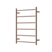 Modern National Mirage 6 Bar Heated Towel Rail Champagne