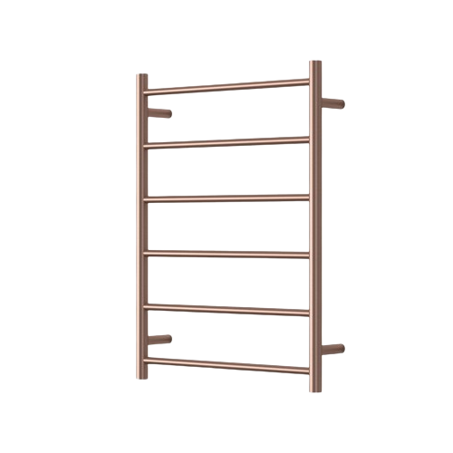 Modern National Mirage 6 Bar Heated Towel Rail Champagne