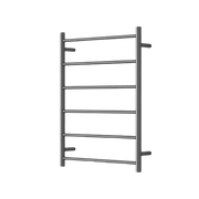 Modern National Mirage 6 Bar Heated Towel Rail Gun Metal