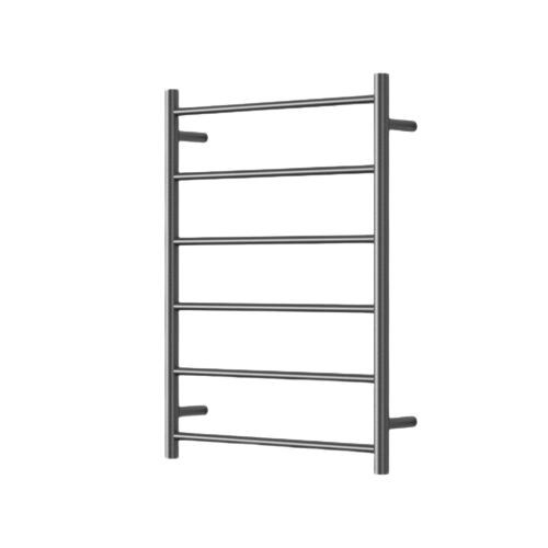 Modern National Mirage 6 Bar Heated Towel Rail Gun Metal