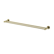 Modern National Mirage Double Towel Rail 750mm Brushed Bronze
