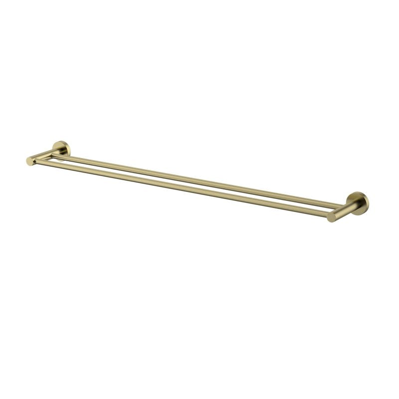 Modern National Mirage Double Towel Rail 750mm Brushed Bronze