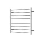 Modern National Mirage 8 Bar Heated Towel Rail Brushed Chrome