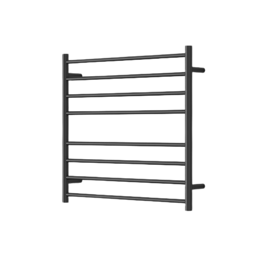 Modern National Mirage 8 Bar Heated Towel Rail Matte Black
