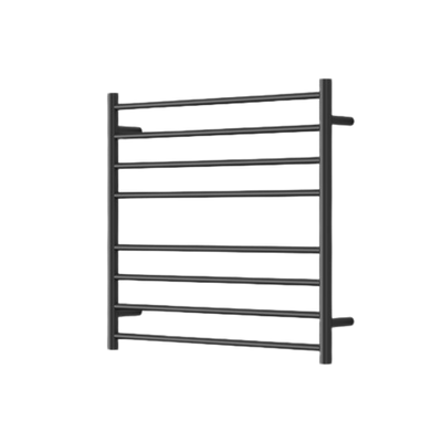 Modern National Mirage 8 Bar Heated Towel Rail Matte Black