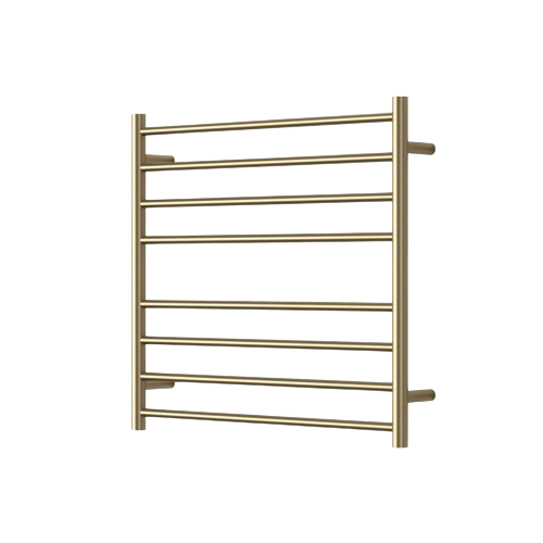 Modern National Mirage 8 Bar Heated Towel Rail Brushed Bronze