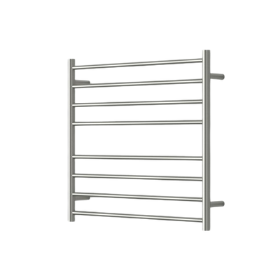 Modern National Mirage 8 Bar Heated Towel Rail Brushed Nickel