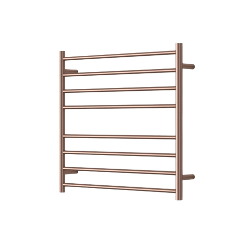 Modern National Mirage 8 Bar Heated Towel Rail Champagne