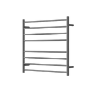 Modern National Mirage 8 Bar Heated Towel Rail Gun Metal