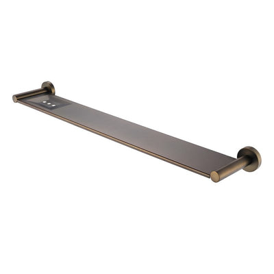 Modern National Mirage Metal Shelf Antique Brass