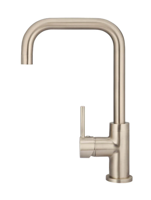 Meir Round Kitchen Mixer Tap - Champagne