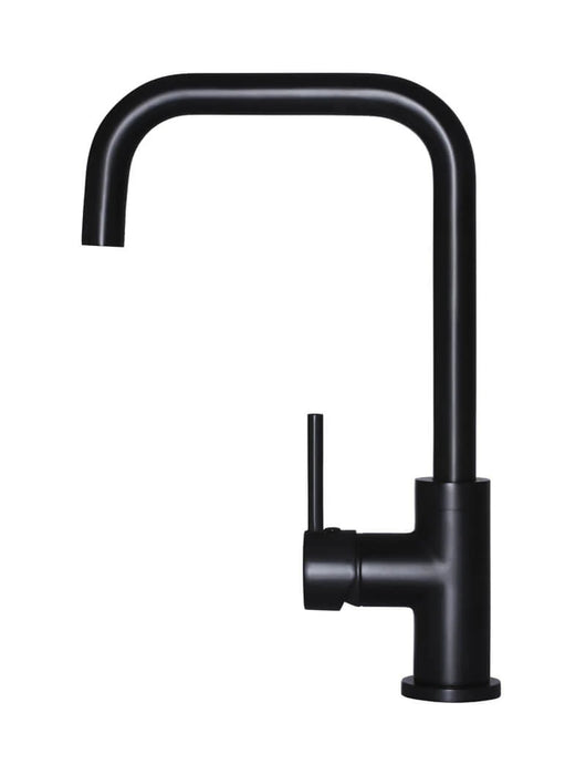 Meir Round Kitchen Mixer Tap - Matte Black
