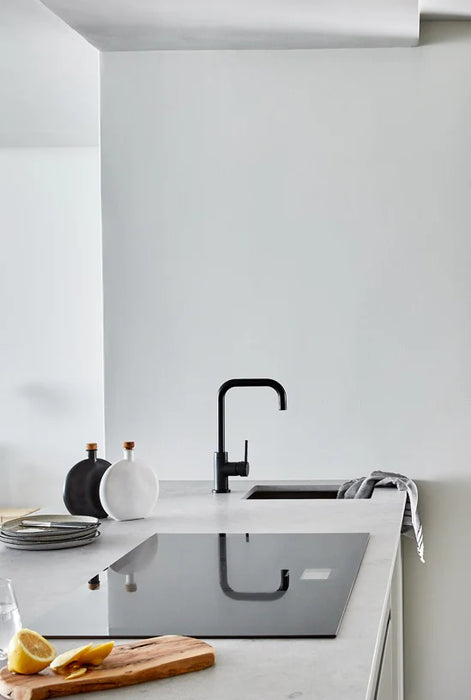 Meir Round Kitchen Mixer Tap - Matte Black