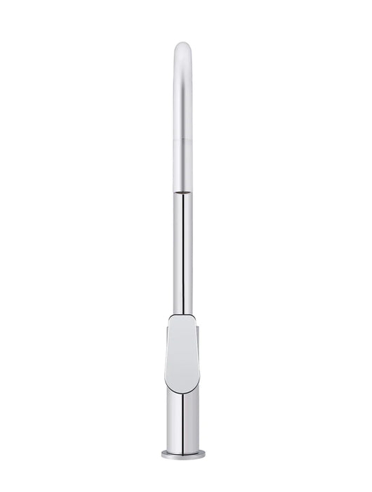 Meir Round Paddle Piccola Pull Out Kitchen Mixer Tap - Chrome