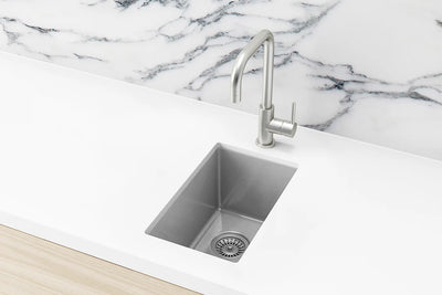 Meir Bar Sink - Single Bowl 382 x 272 - PVD Brushed Nickel