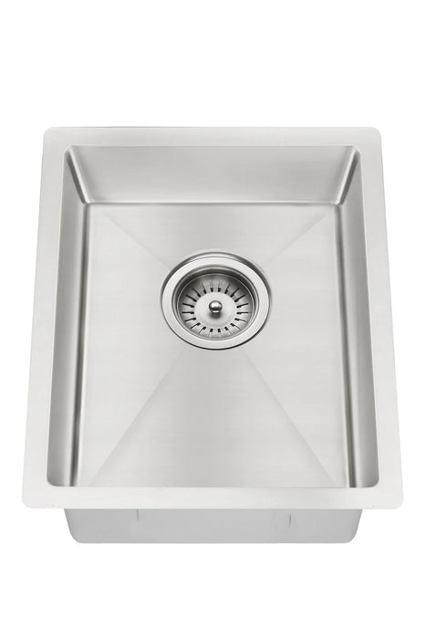 Meir Kitchen Sink - Single Bowl 380 x 440 - PVD Brushed Nickel