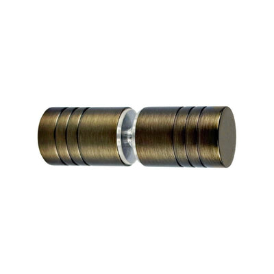 Modern National Shower Door Handle - Antique Brass