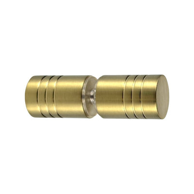 Modern National Shower Door Handle - Brushed Bronze