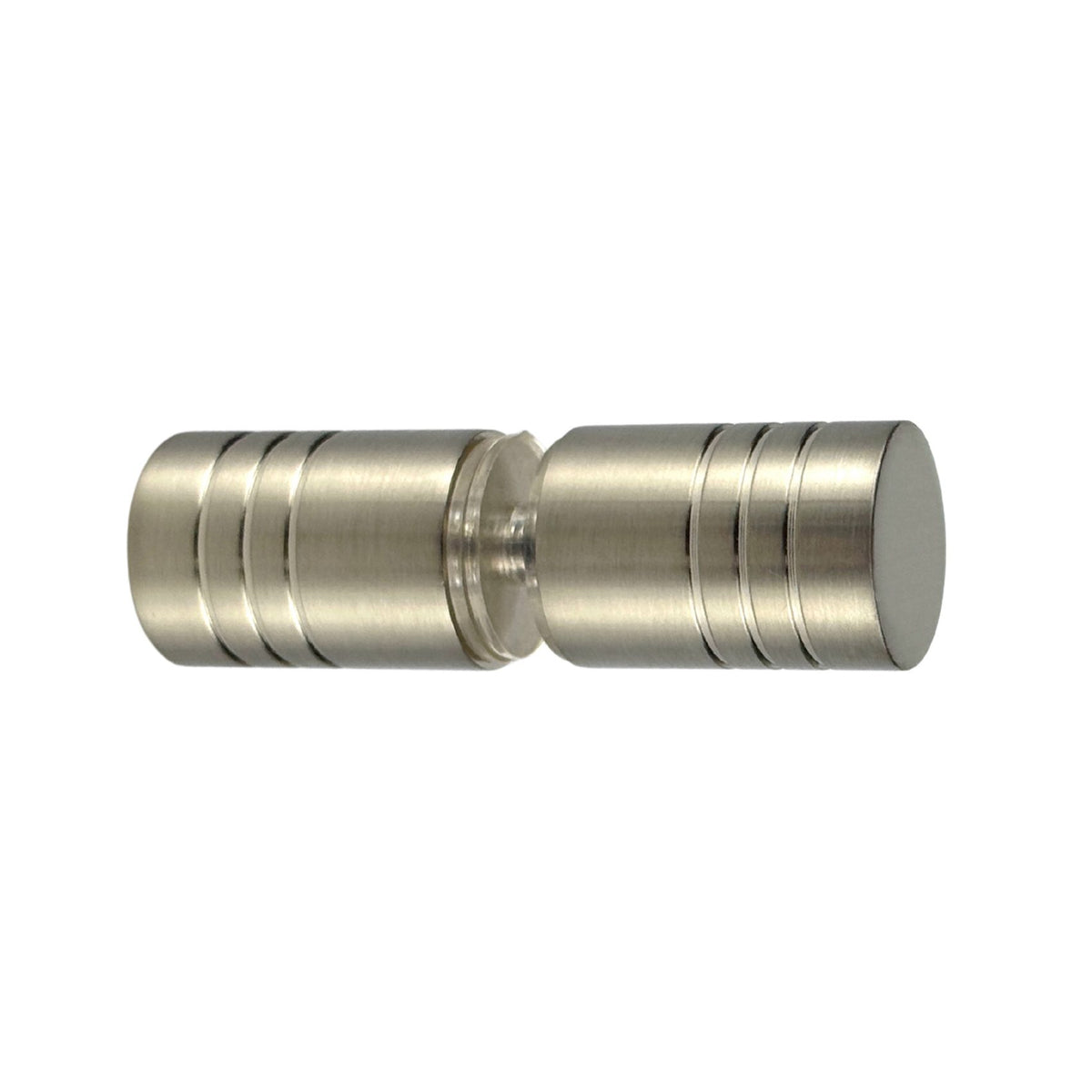Modern National Shower Door Handle - Brushed Nickel rotated view